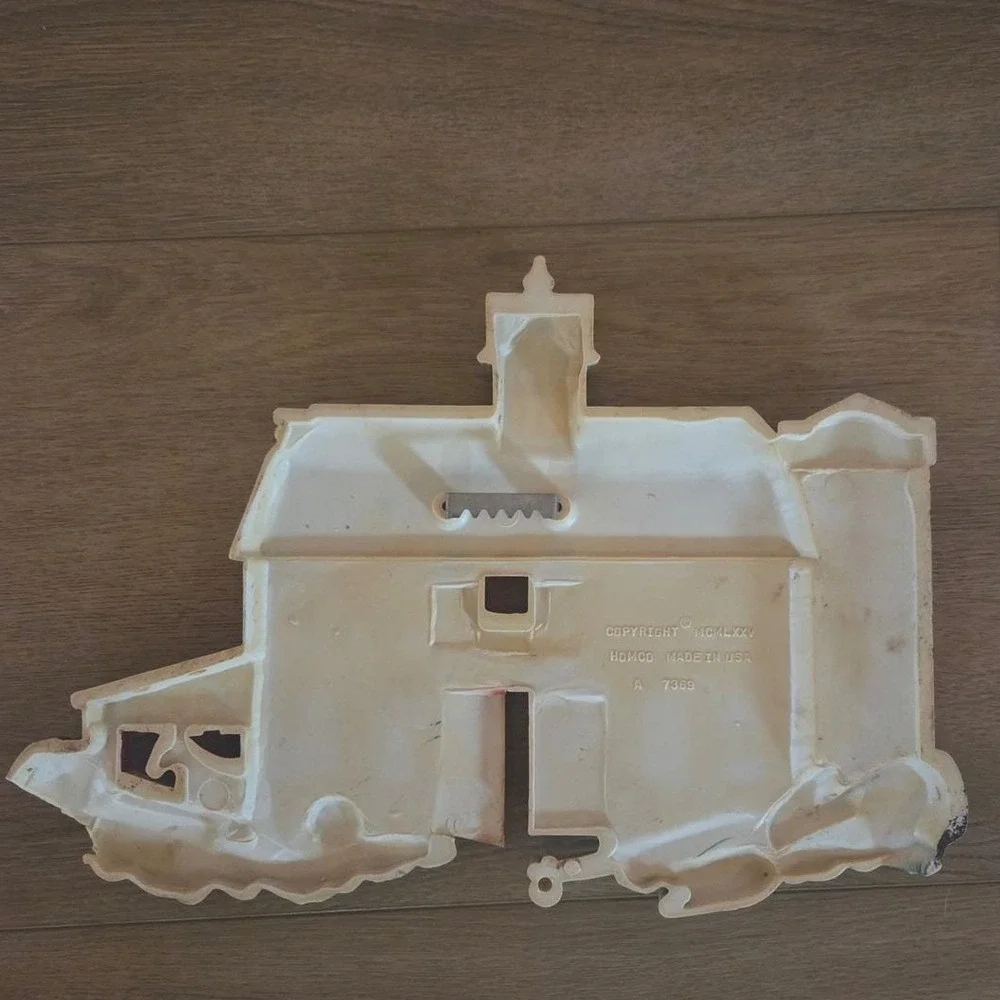 Vintage Homco Wall Decor Farmhouse Barn House Country Scene MCM Set‎ of 2